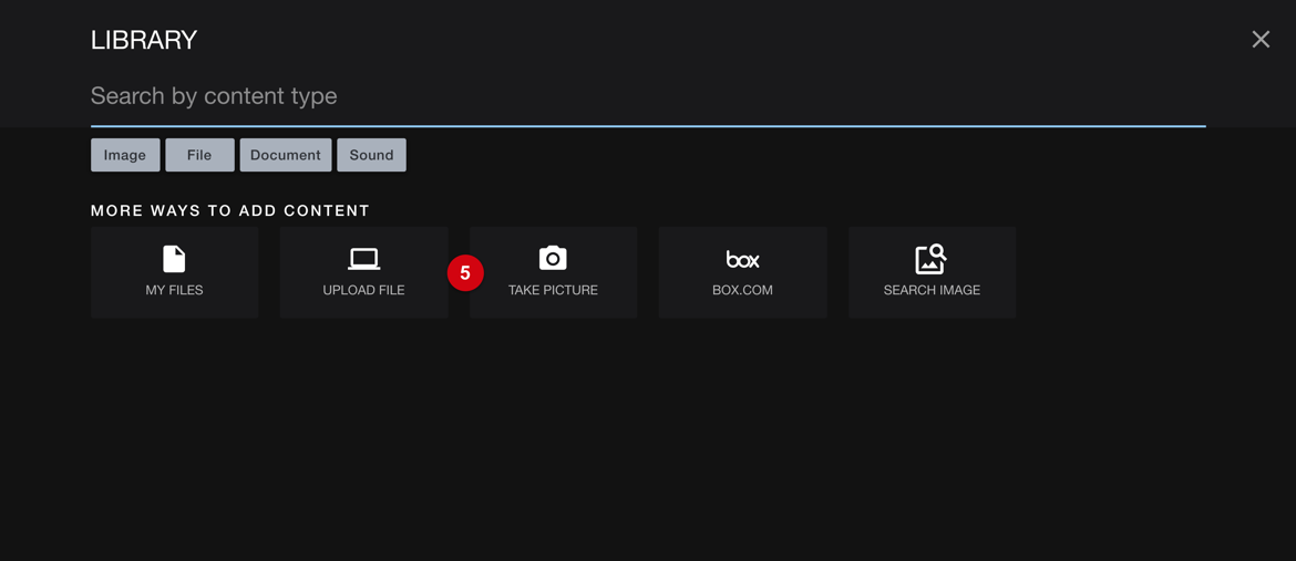 Image picker opened from the Logo area