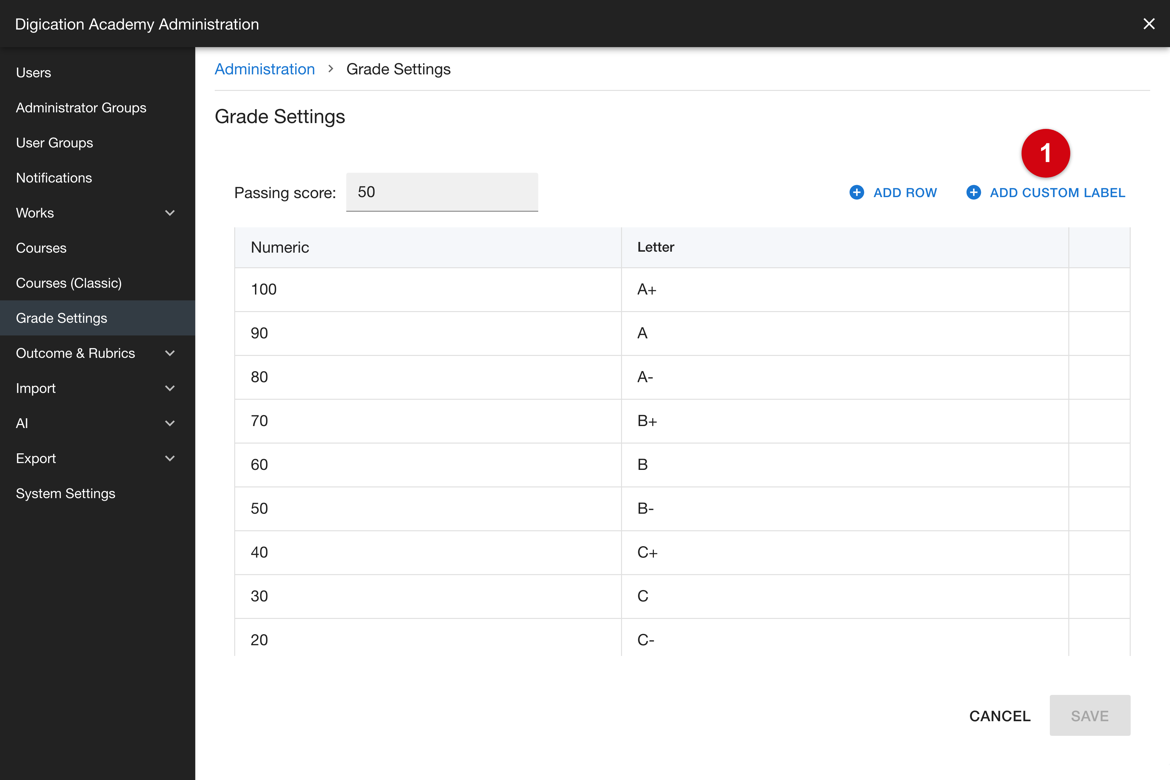 Add Custom Label control in edit mode