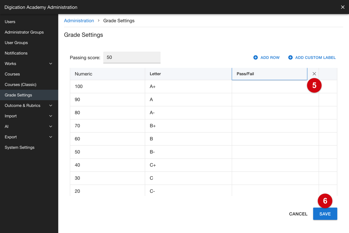 Remove control on a custom label, with Save